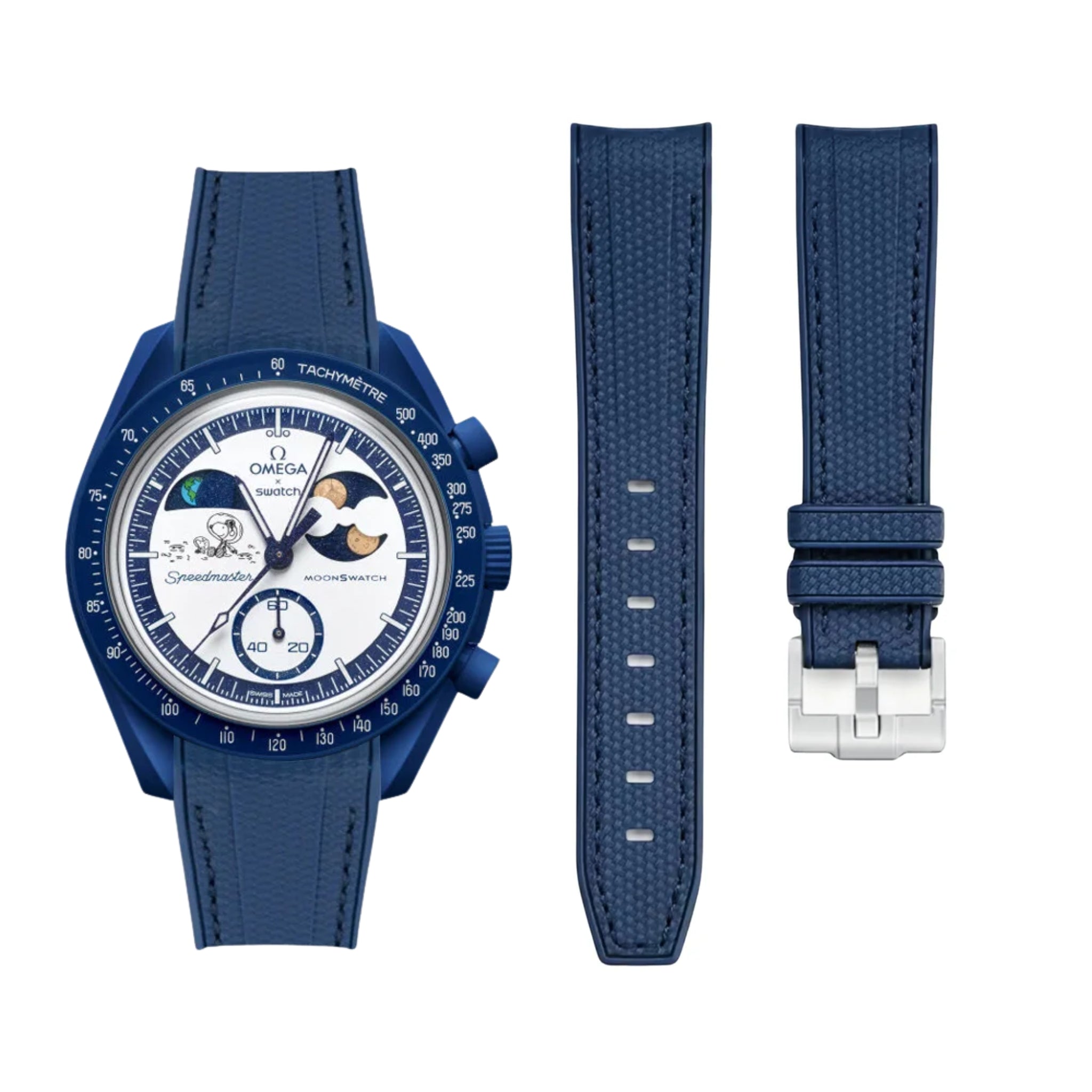 Pulseira de borracha - Para Mission To Earthphase Moonshine Gold - Azul com Azul